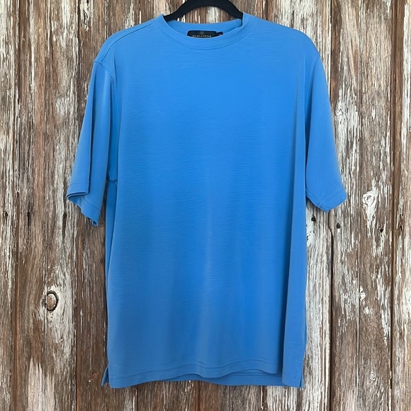 EUC BUGATCHI UOMO ORVILLE OTTOMAN CREW NECK, size medium - Picture 3 of 6